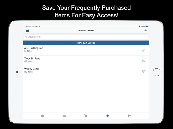 Electric Supply Inc OE Touch iPad Screenshots
