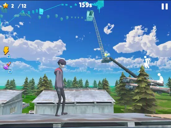 Only Jump Up parkour 3D Game iPad  سکرین شاٹس