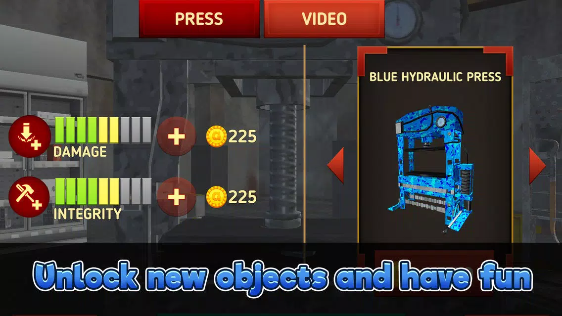 Hydraulic Press - Crush Things Screenshots