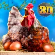 Farm Chicken Survival Sim 3D