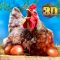 Farm Chicken Survival Sim 3D