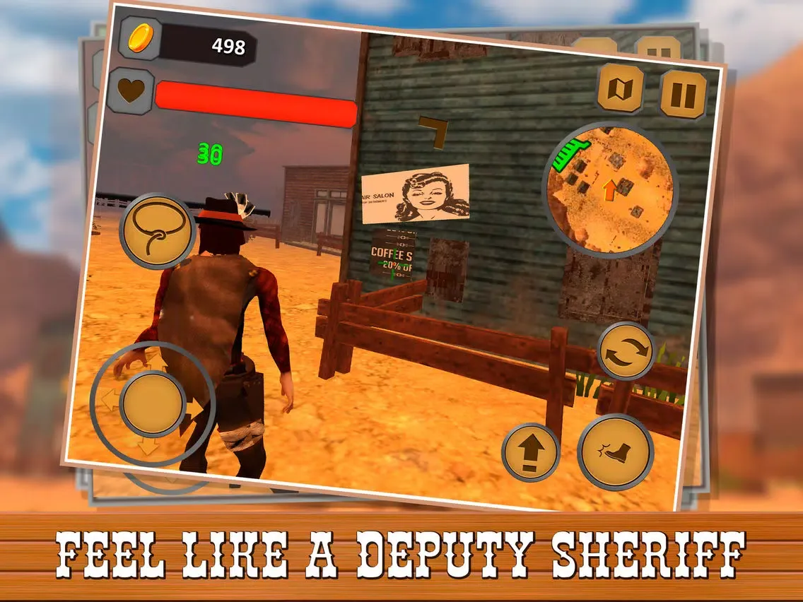 Tangkapan layar Cowboy - Red Death Western iPad 