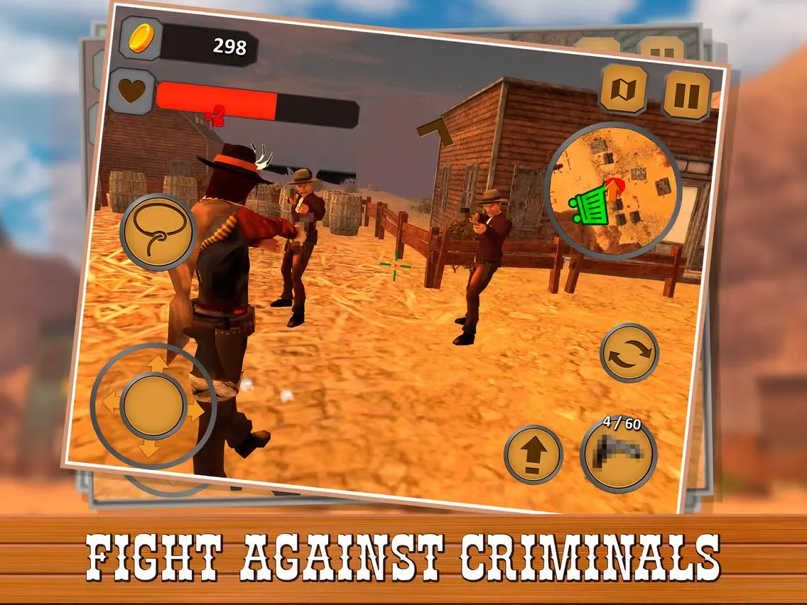 Tangkapan layar Cowboy - Red Death Western iPad 