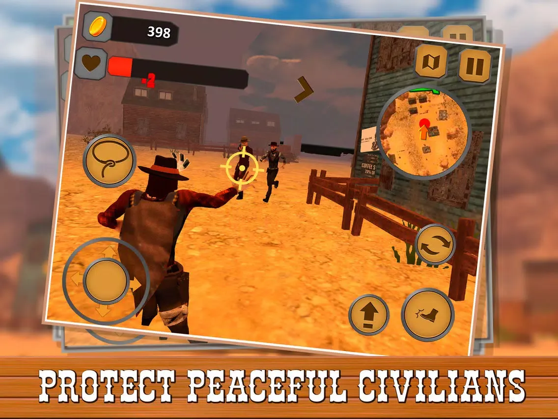 Tangkapan layar Cowboy - Red Death Western iPad 