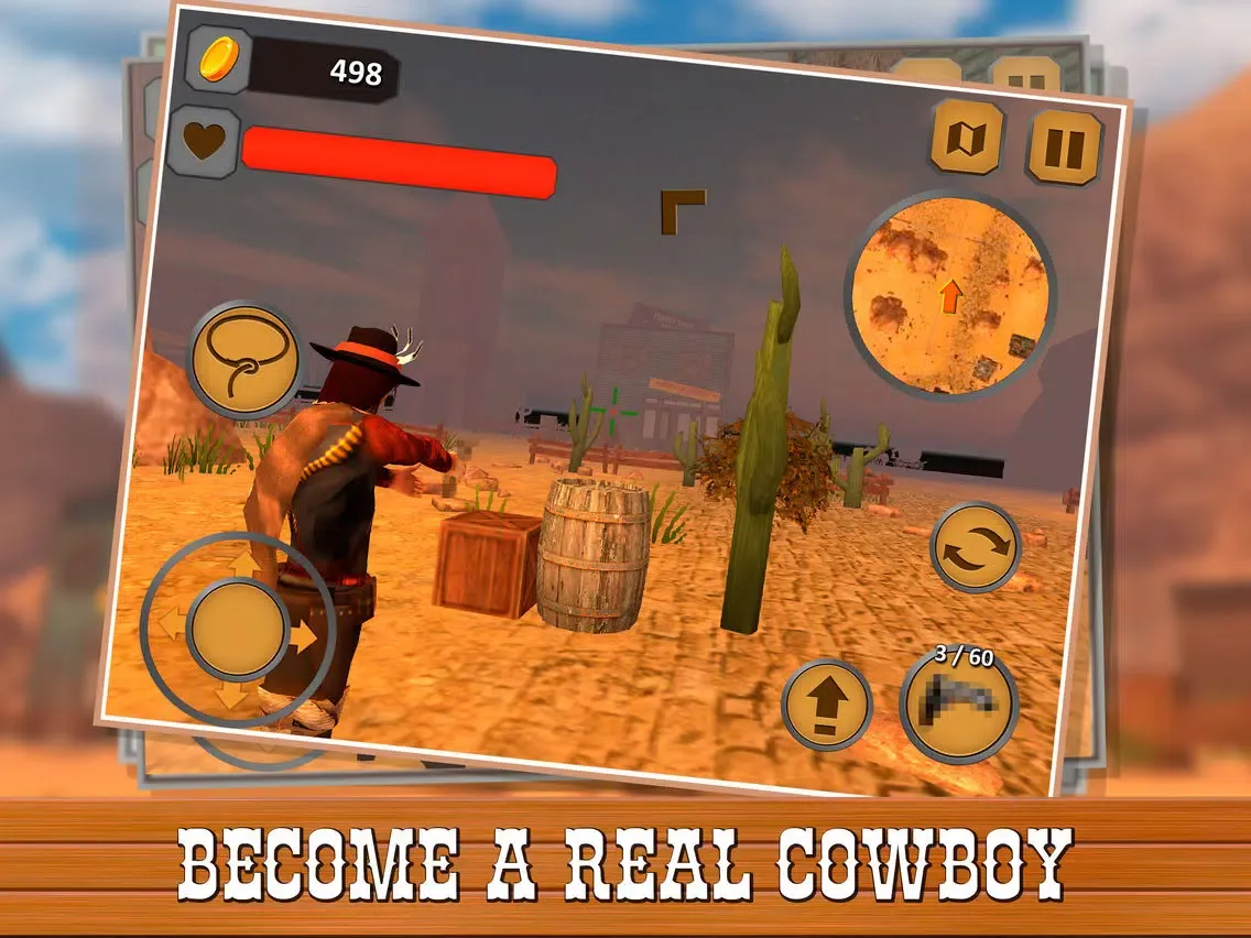 Tangkapan layar Cowboy - Red Death Western iPad 