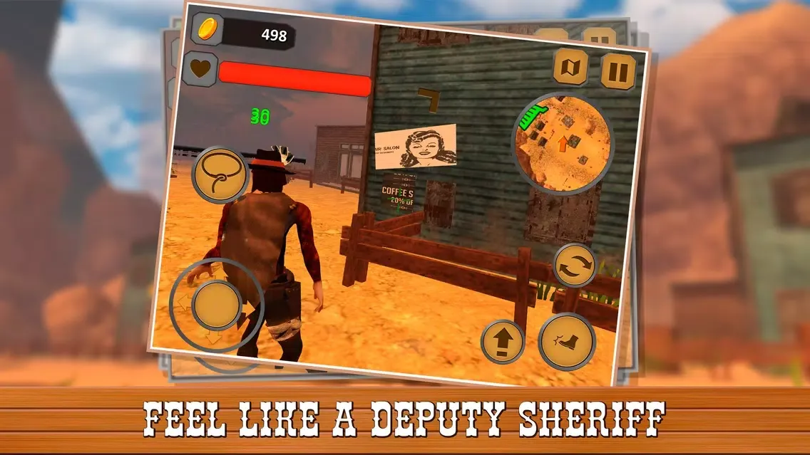Tangkapan layar Cowboy - Red Death Western
