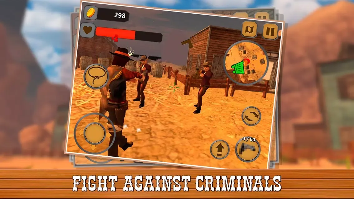 Tangkapan layar Cowboy - Red Death Western
