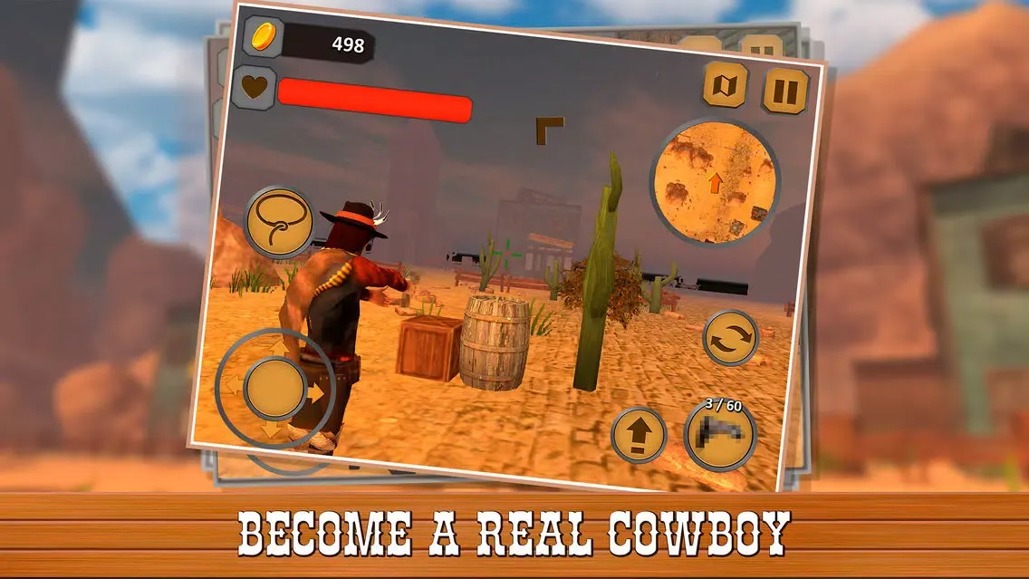 Tangkapan layar Cowboy - Red Death Western