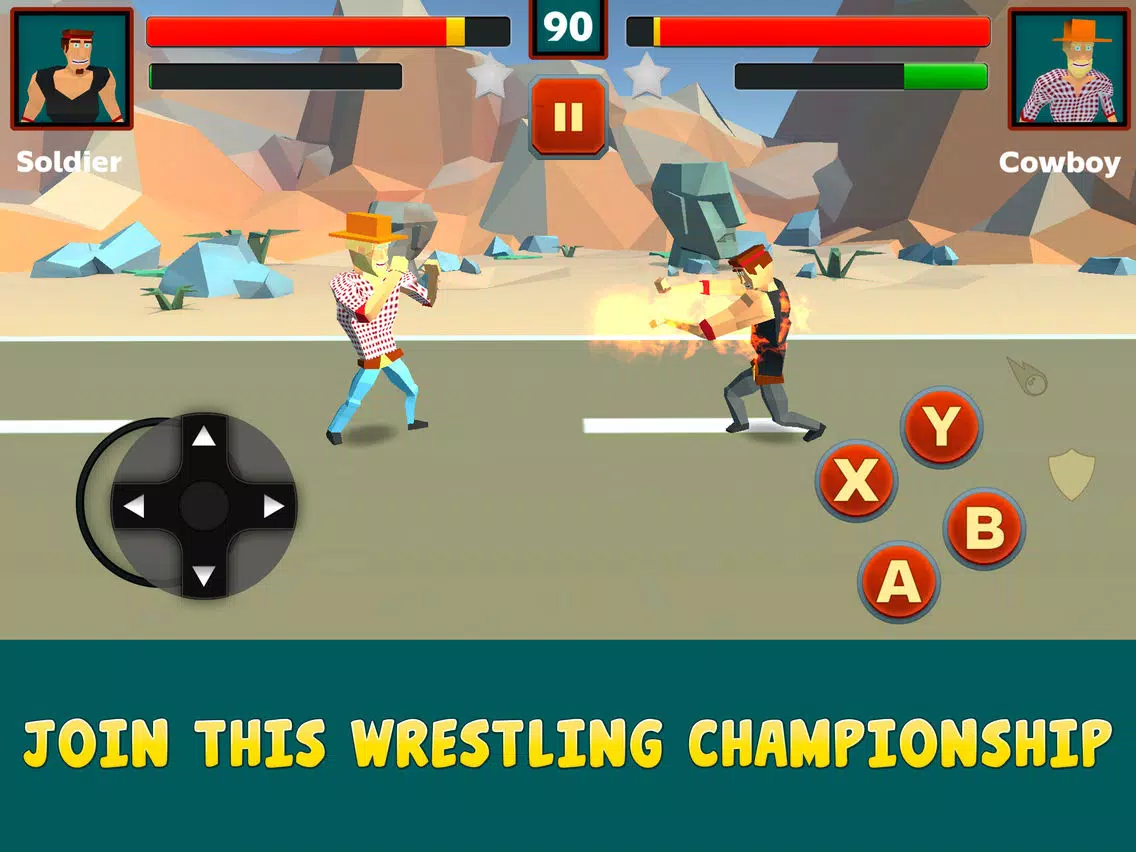 Screenshot di Fling Wrestling Fighters Cup iPad