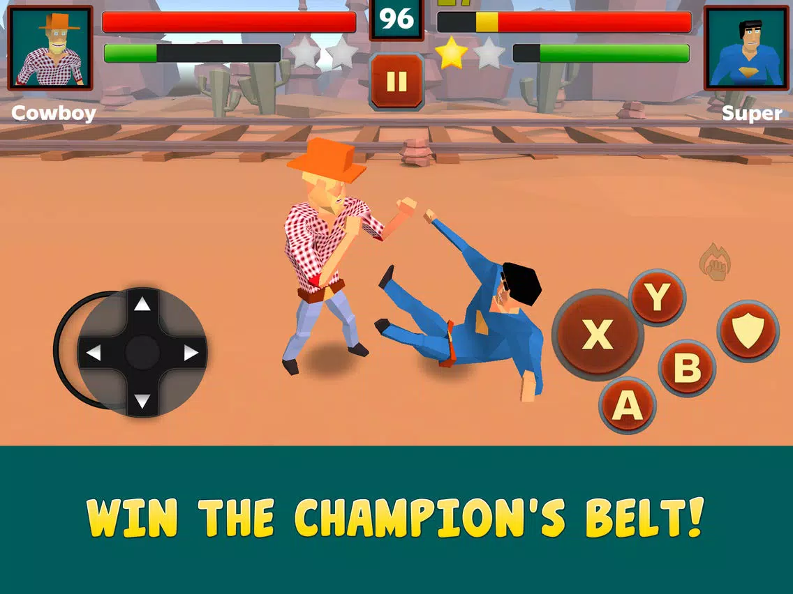 Screenshot di Fling Wrestling Fighters Cup iPad