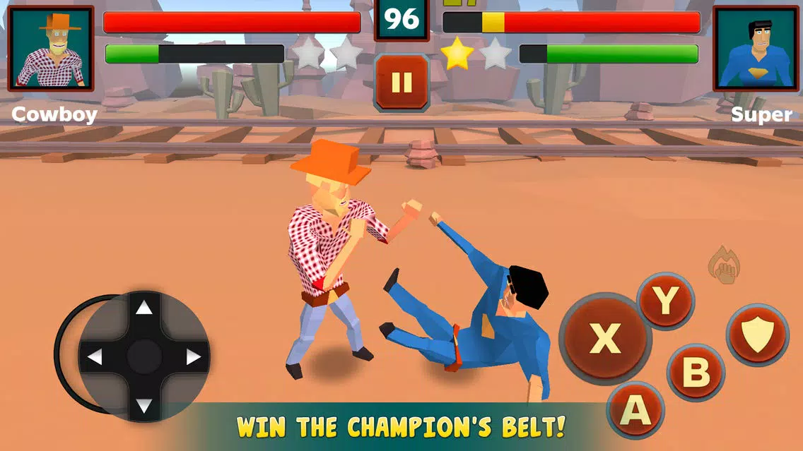 Screenshot di Fling Wrestling Fighters Cup