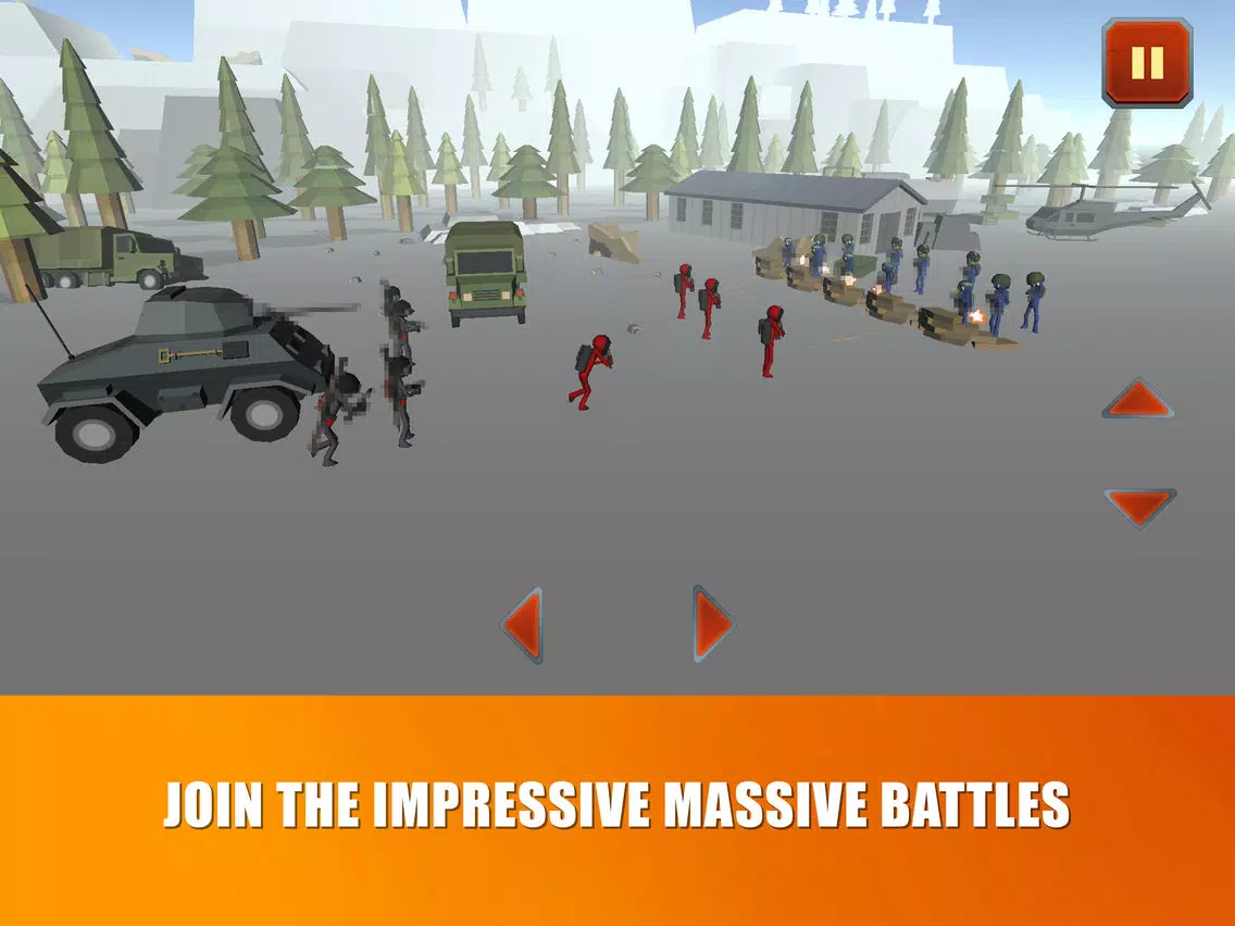Sticked Man Epic Battle 3D iPad 應用截圖
