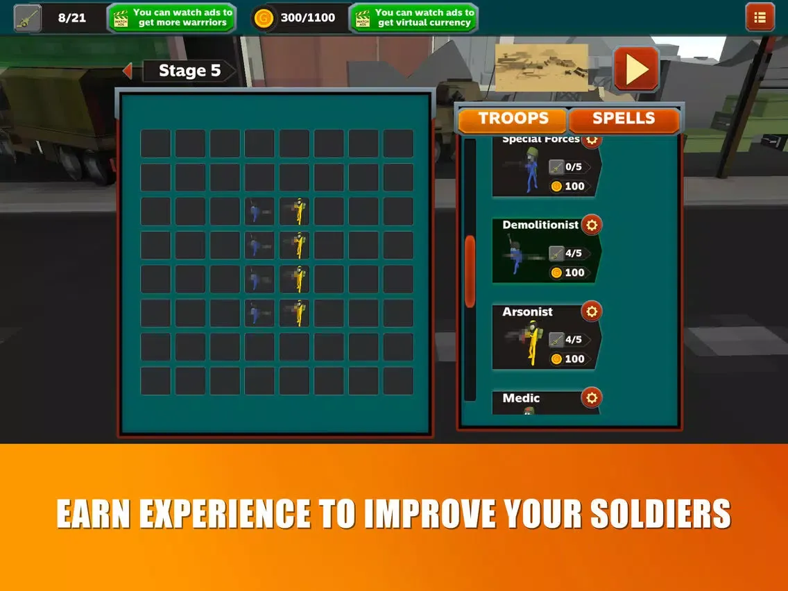 Sticked Man Epic Battle 3D iPad  Screenshots