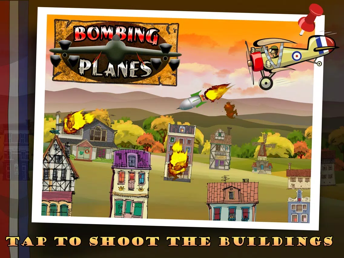 Bombing Planes World War One Lite – The sky fighter become Hero – Free Version iPad Screenshots