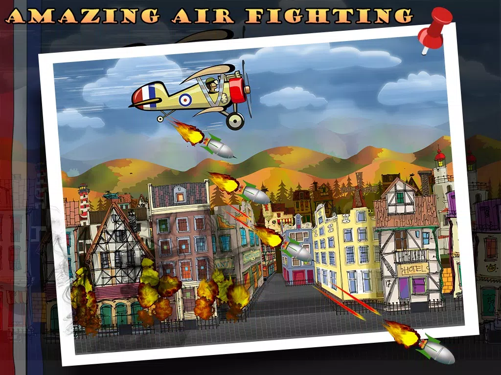 Bombing Planes World War One Lite – The sky fighter become Hero – Free Version iPad Screenshots