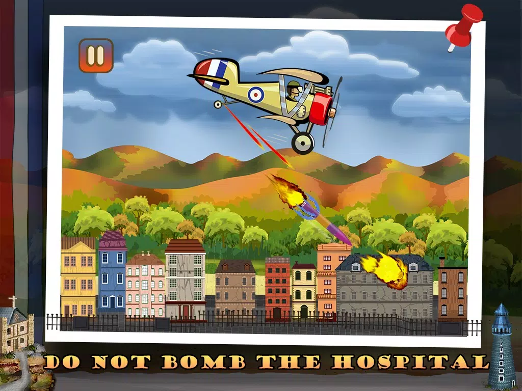 Bombing Planes World War One Lite – The sky fighter become Hero – Free Version iPad Screenshots