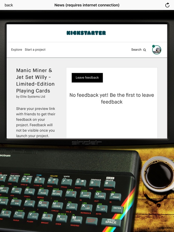 Manic Miner: ZX Spectrum iPad Screenshots
