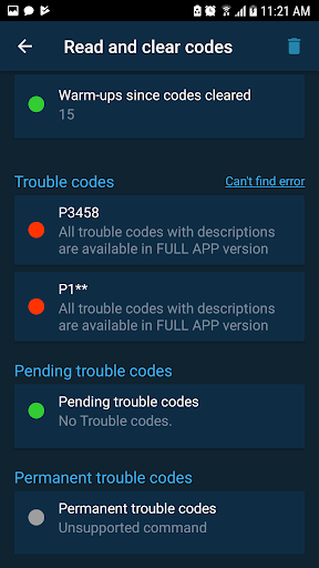 Obd Harry - ELM car scanner Screenshots