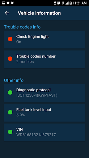 Obd Harry - ELM car scanner Screenshots