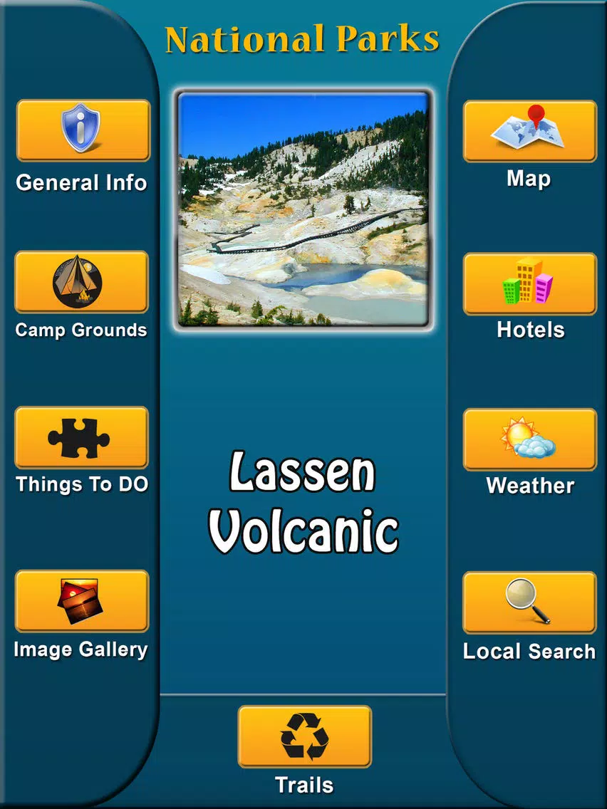 Lassen Volcanic National Park iPad Screenshots