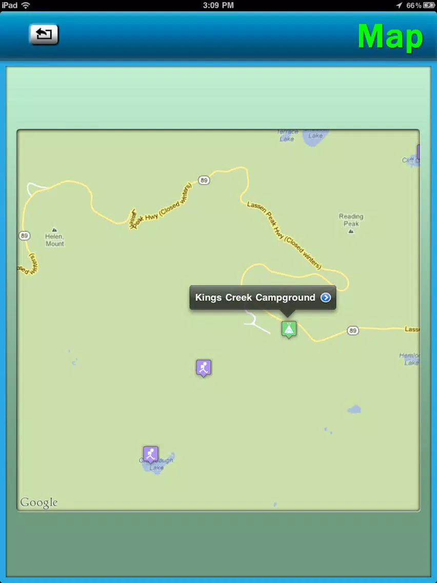 Lassen Volcanic National Park iPad Screenshots