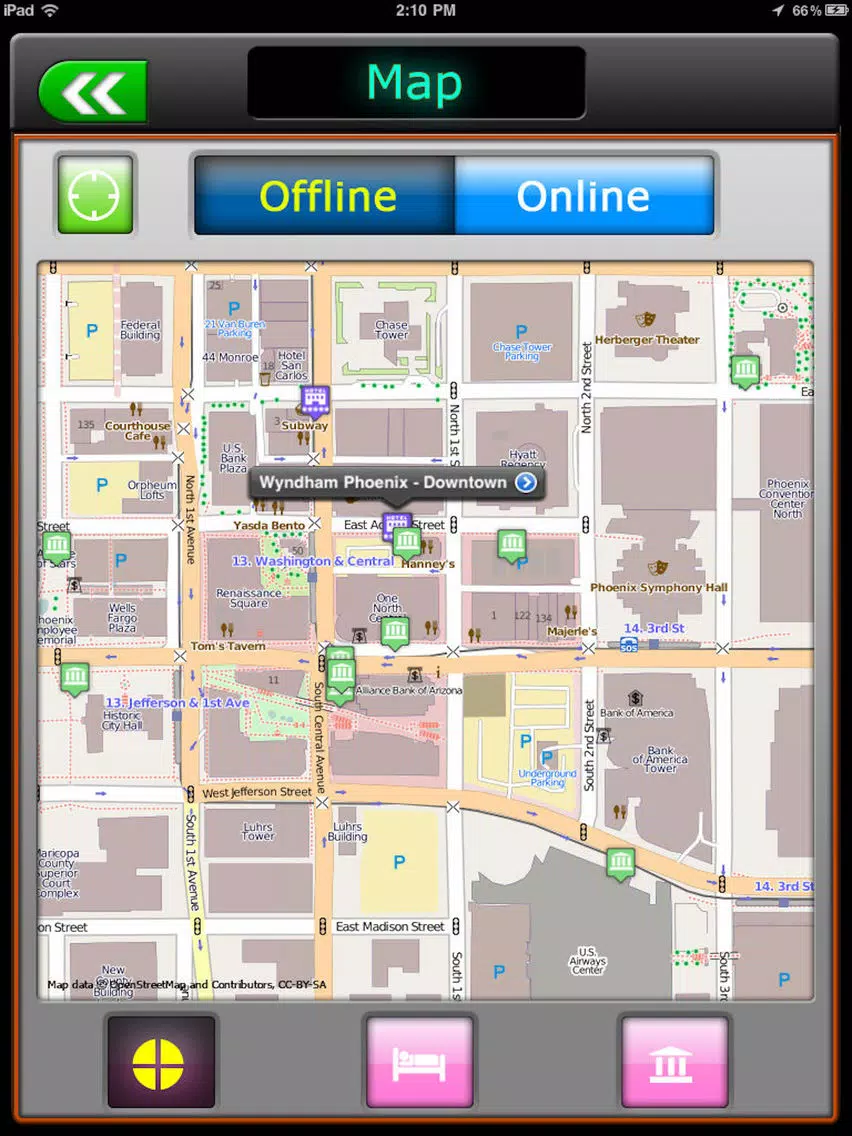 Phoenix Offline Map Guide iPad Screenshots