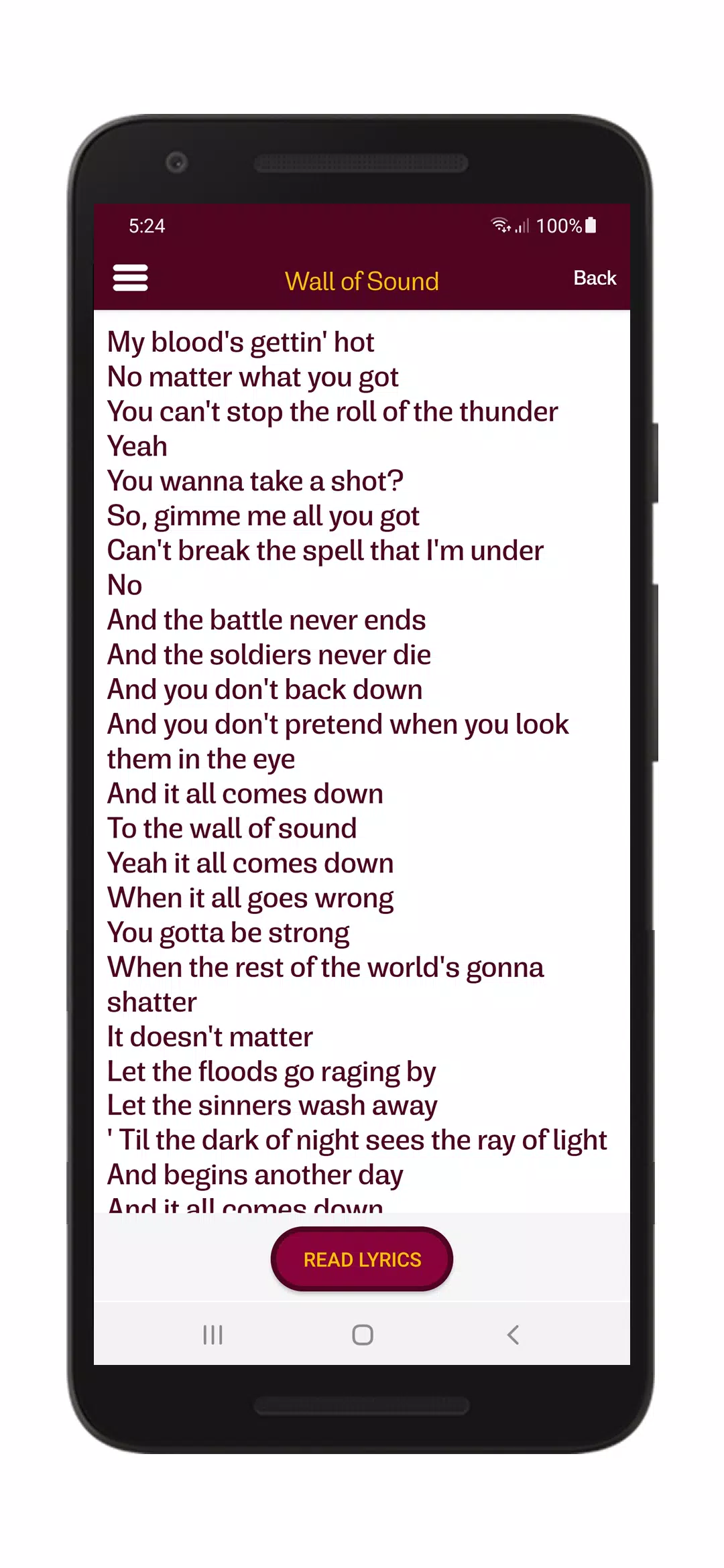 Kiss Lyrics & Wallpapers Screenshots