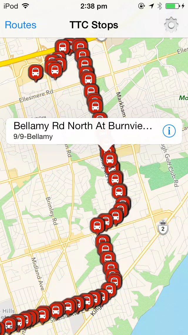 Next Streetcar TTC Screenshots