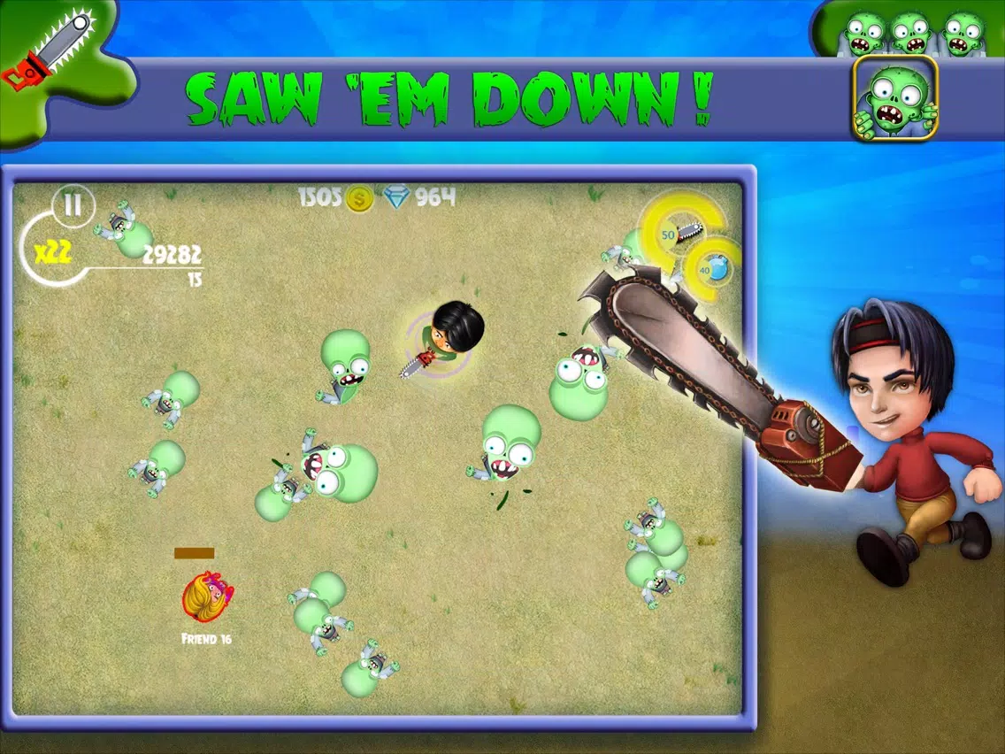 Capturas de tela do Zombie Rises iPad 
