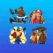 Wrestling Champion Stickers