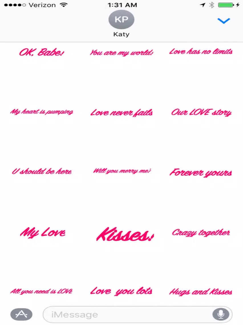 Handwritten LOVE Messages iPad 应用截图