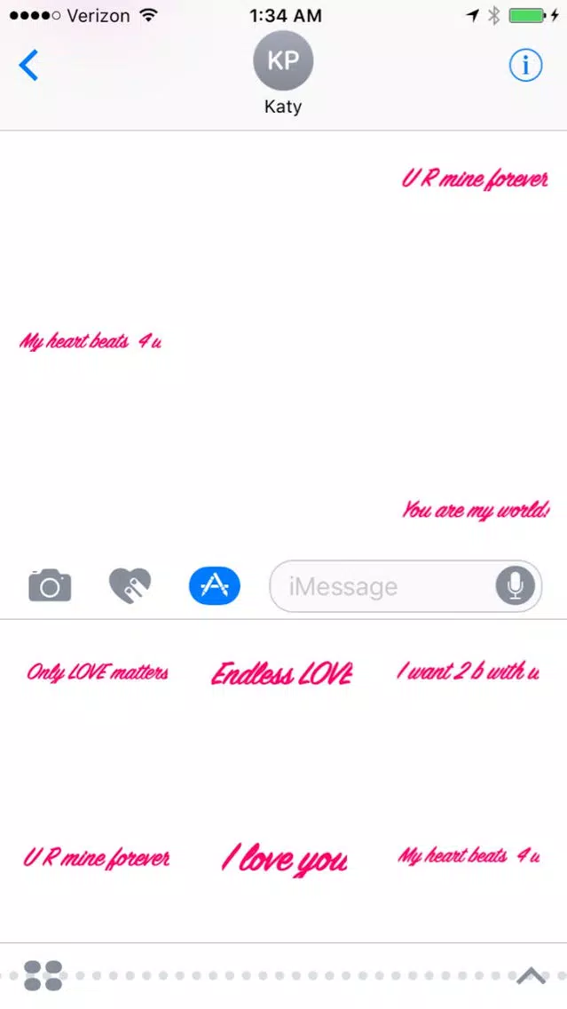 Handwritten LOVE Messages应用截图
