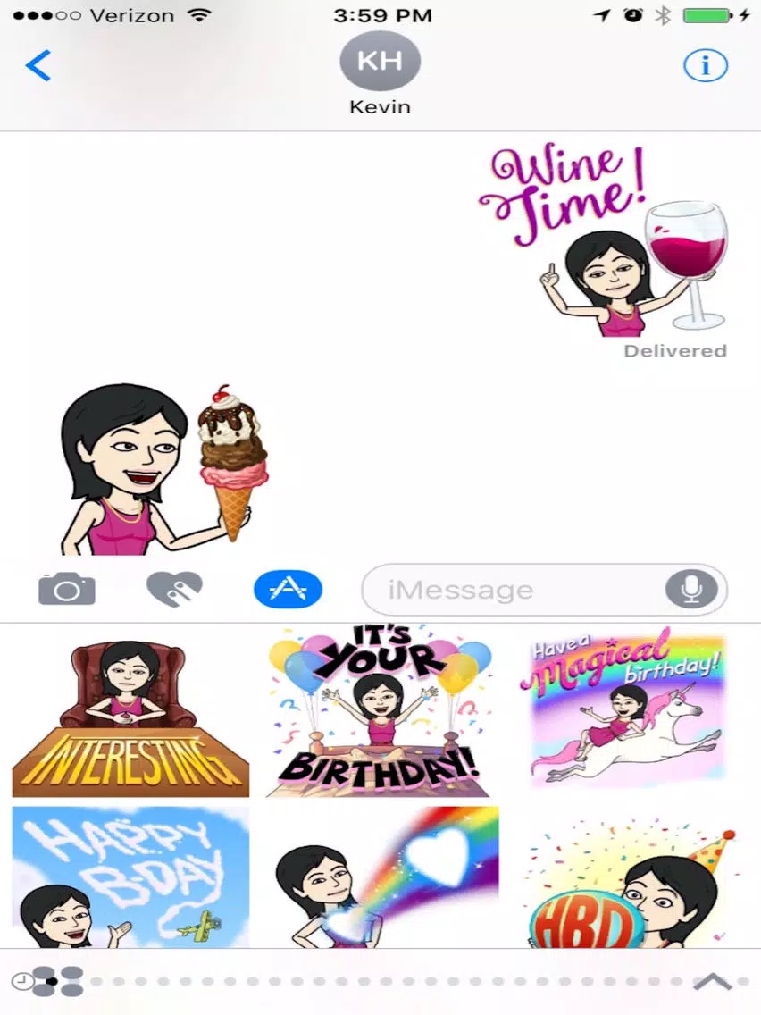 Mexican Girl Emojis iPad Screenshots