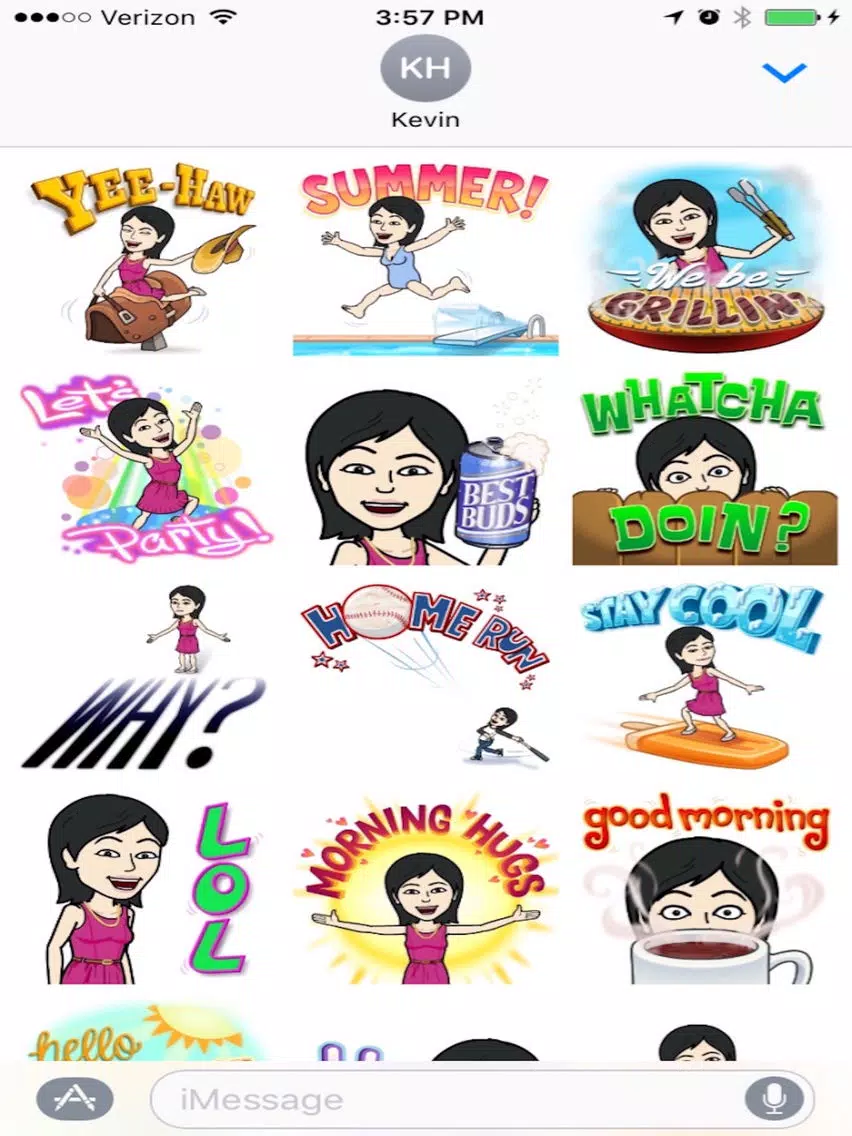 Mexican Girl Emojis iPad Screenshots