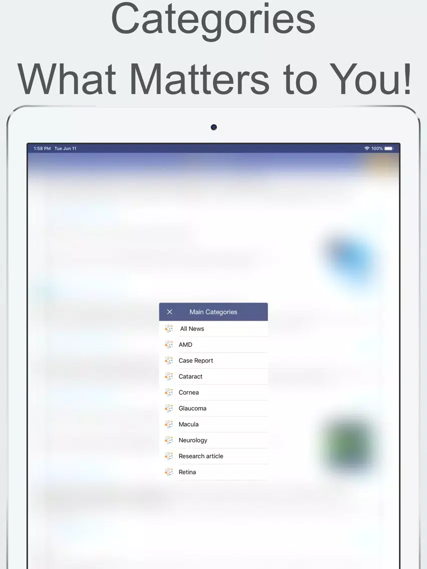 inSights & Ophthalmology News iPad Screenshots