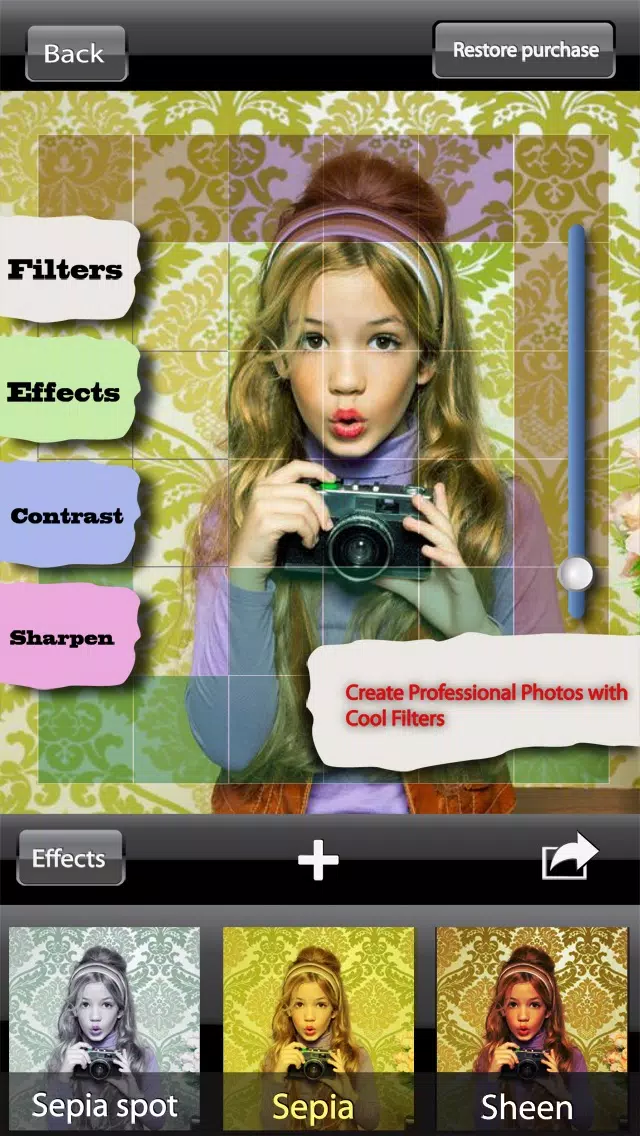 Photo Effects FX Add Custom Bokeh HD Collection Colour to Photos for Instagram Screenshots