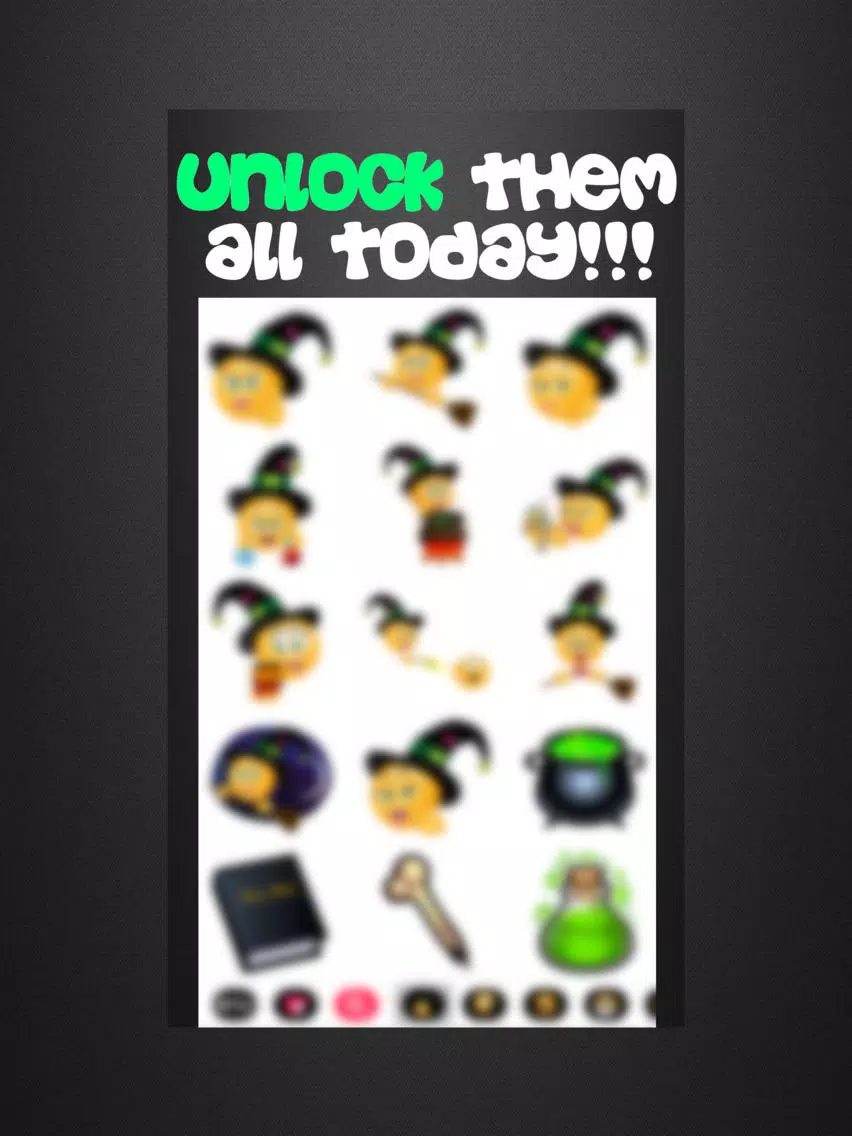Witch Emojis iPad Screenshots