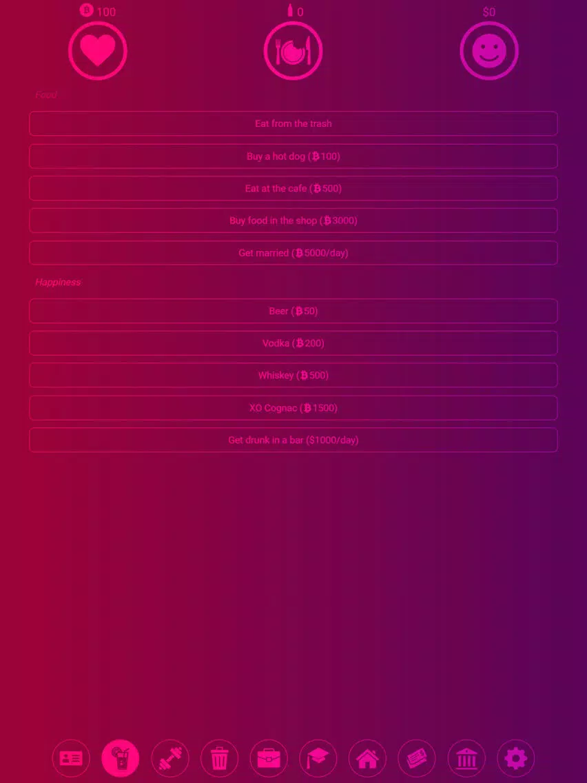 Hobo Life Simulator iPad 应用截图