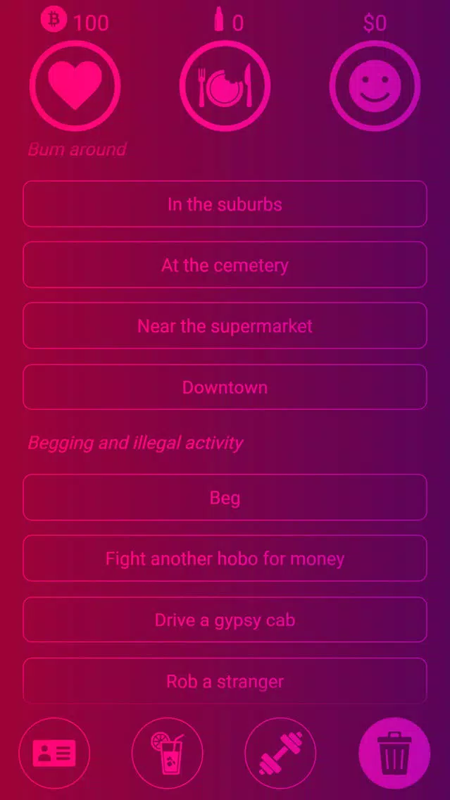 Hobo Life Simulator应用截图