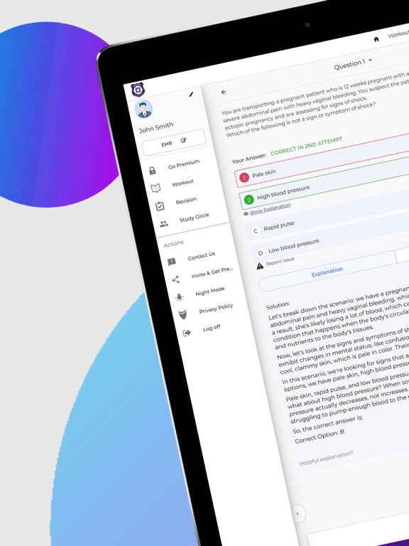 EMS Prep by Achieve iPad Screenshots