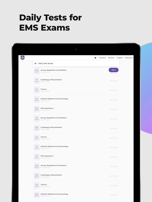 EMS Prep by Achieve iPad Screenshots