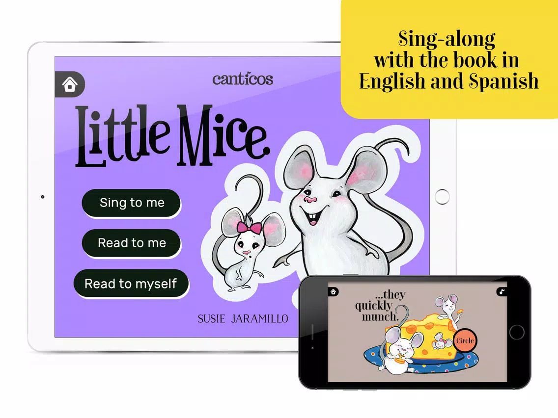 Little Mice (Ratoncitos) Learn Shapes by Canticos iPad Screenshots