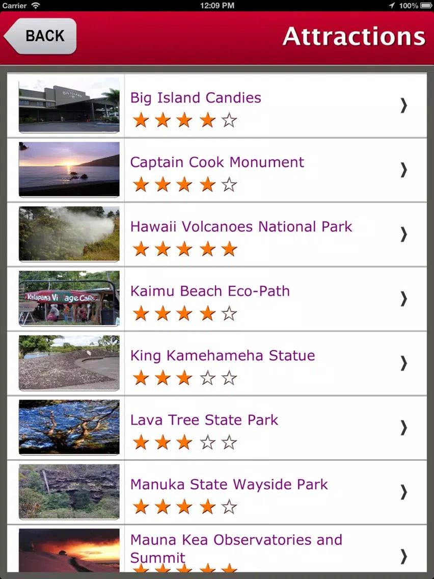 Big Island- Hawai Offline Map Travel Explorer iPad Screenshots