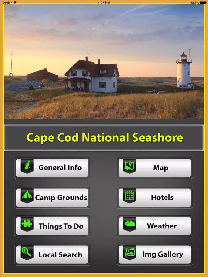 Cape Cod National Park iPad Screenshots
