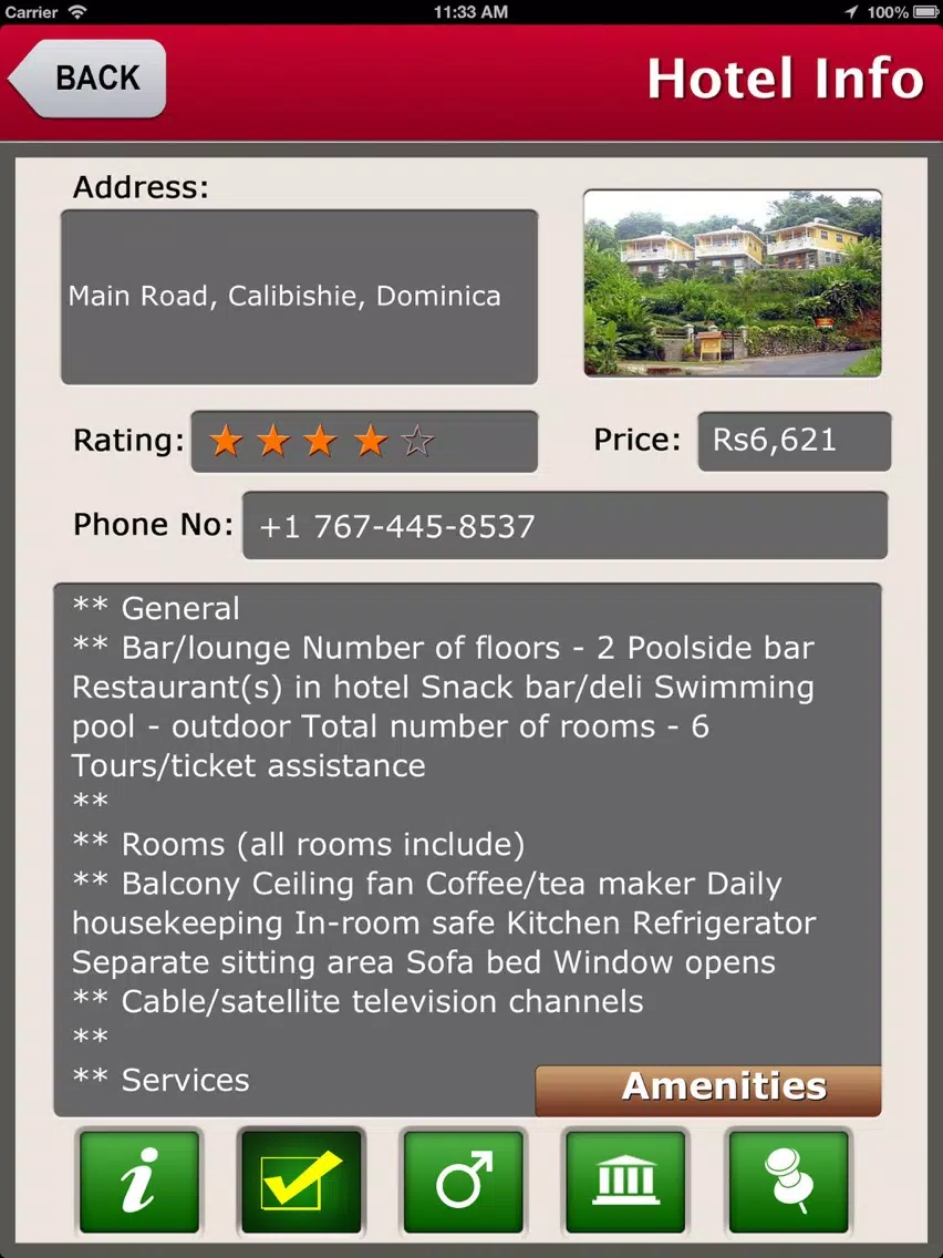 Capturas de tela do Dominica Island Offline Travel Guide iPad