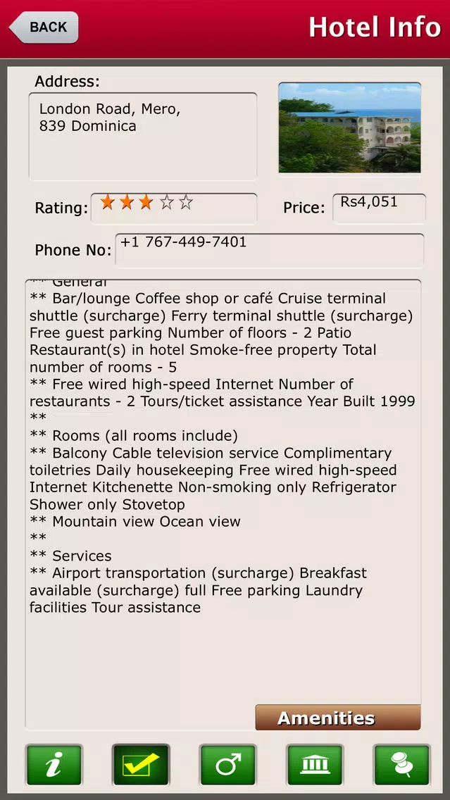 Capturas de tela do Dominica Island Offline Travel Guide
