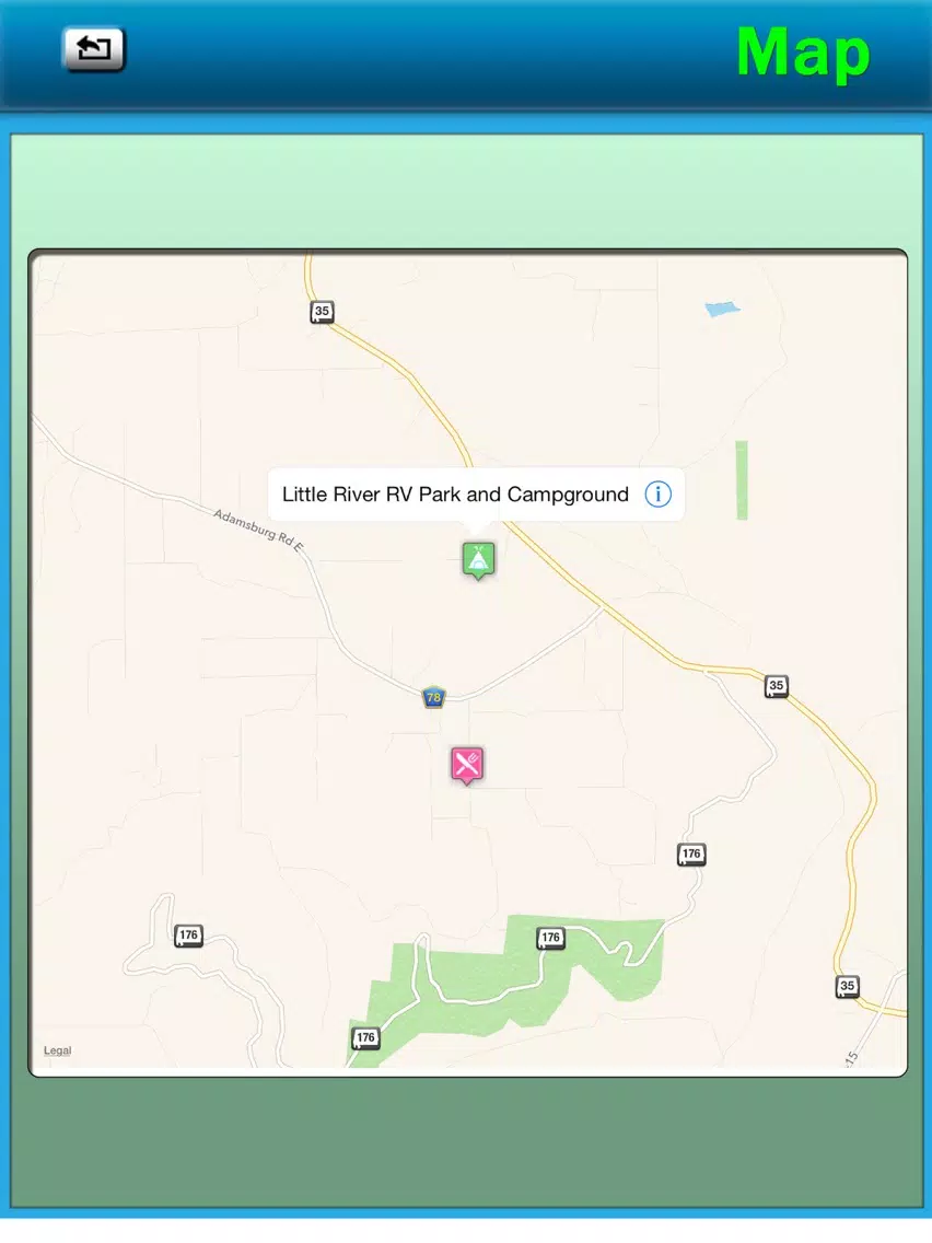 Little River Canyon National Park iPad 스크린샷