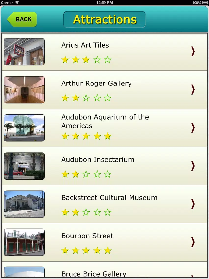 New Orleans Offline Map City Guide iPad Ekran Görüntüleri