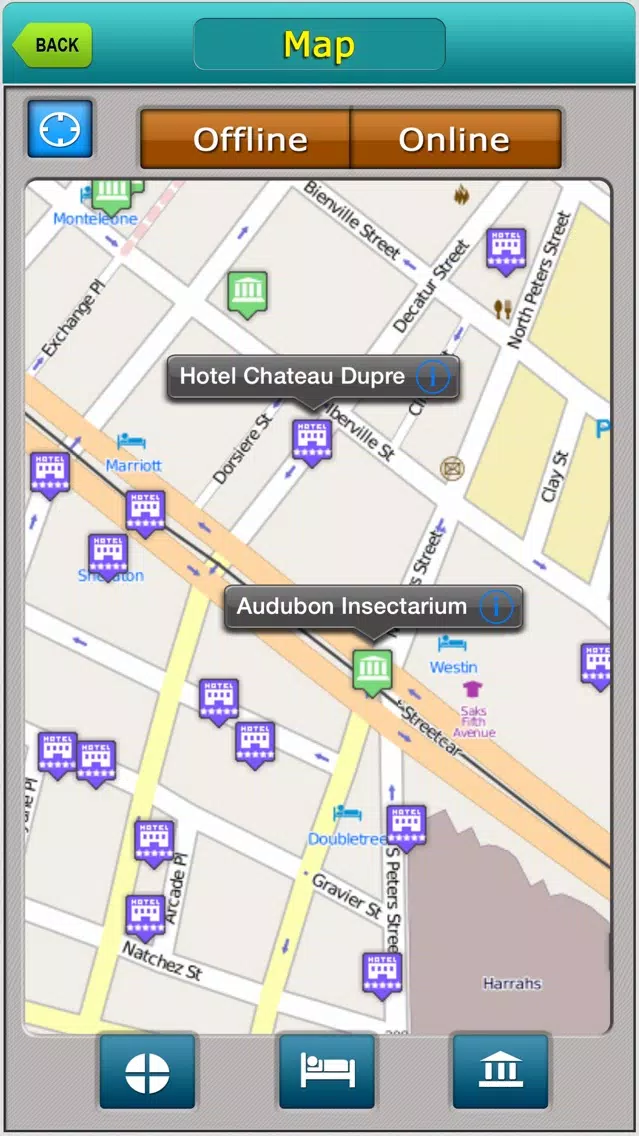 New Orleans Offline Map City Guide Ekran Görüntüleri