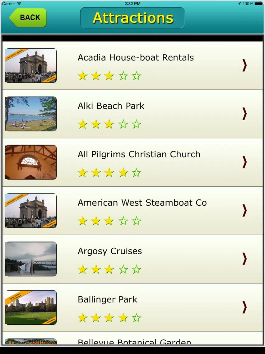 Seattle Offline Map City Guide iPad Screenshots